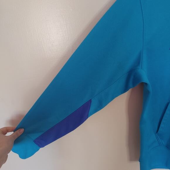 Nike Blue therma-fit Size XL Extra Large Boys Teens Kids Hoodie Camo Pocket - Picture 4 of 10